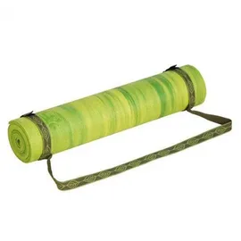 Bodhi Yogamatten-Tragegurt gemustert, olive grün No Size