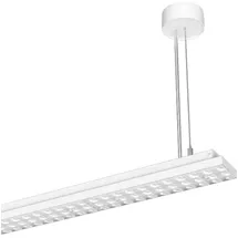 LTS Licht & Leuchten Pendelleuchte 36W 60° weiß Kunststoff