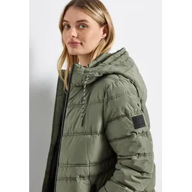 STREET ONE Lange Steppjacke Lichen Green 44 - 44