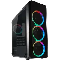 LC-POWER Gaming 703B Quad Luxx, Glasfenster (LC-703B-ON)