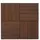 Mendler WPC Bodenfliese HWC-E19 dunkelbraun 50 x 50 cm 4 St.