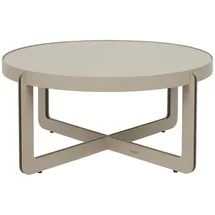 ZUIVER Couchtisch Couchtisch CENTRE Rund Beige von Zuiver 68 x 68 cm beige|braun