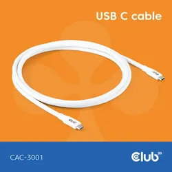 Club 3D USB-Kabel - 24 pin USB-C (M) zu 24 pin USB-C (M)