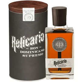 relicario ron 15 Years Old Dominicano Supremo 40% vol 0,7 l Geschenkbox