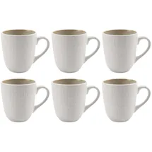 Home4You Kaffeetasse 0,3 l Beige 6 St.