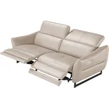 Egoitaliano 2,5-Sitzer »Dafne, elegantes Designsofa mit hohem Sitzkomfort«, mit und ohne elektrischer Relaxfunktion, Kopfteile manuell verstellbar weiß