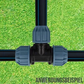 LE SANITAIRE PP-Klemmkupplung T-Stück 16 mm frostsicher