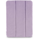 Hama Velvet iPad 10.9“ (10. Gen., 2022), Standfunktion, Magnet (Tablethülle, Tablet Case, für Apple iPad 10. Generation, Stand, Schutz, Klapphülle, transparent, samtig, Style) flieder