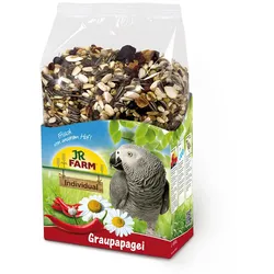 JR FARM Individual Graupapagei Vogelfutter 950 Gramm