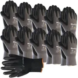 vasalat Maxiflex Handschuhe Gr. 11 Ultimate 10 Paar - Arbeitshandschuhe Herren und Damen mit Grip - Montagehandschuhe Nitril