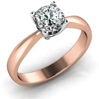 Verlobungsring VR07 333er Rot-/Weiflgold - 3500