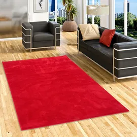 Snapstyle Hochflorteppich, Rot, Textil, 80x320 cm, Teppiche & Böden, Teppiche, Hochflorteppiche & Shaggys
