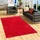Snapstyle Hochflorteppich, Rot, Textil, 80x320 cm, Teppiche & Böden, Teppiche, Hochflorteppiche & Shaggys