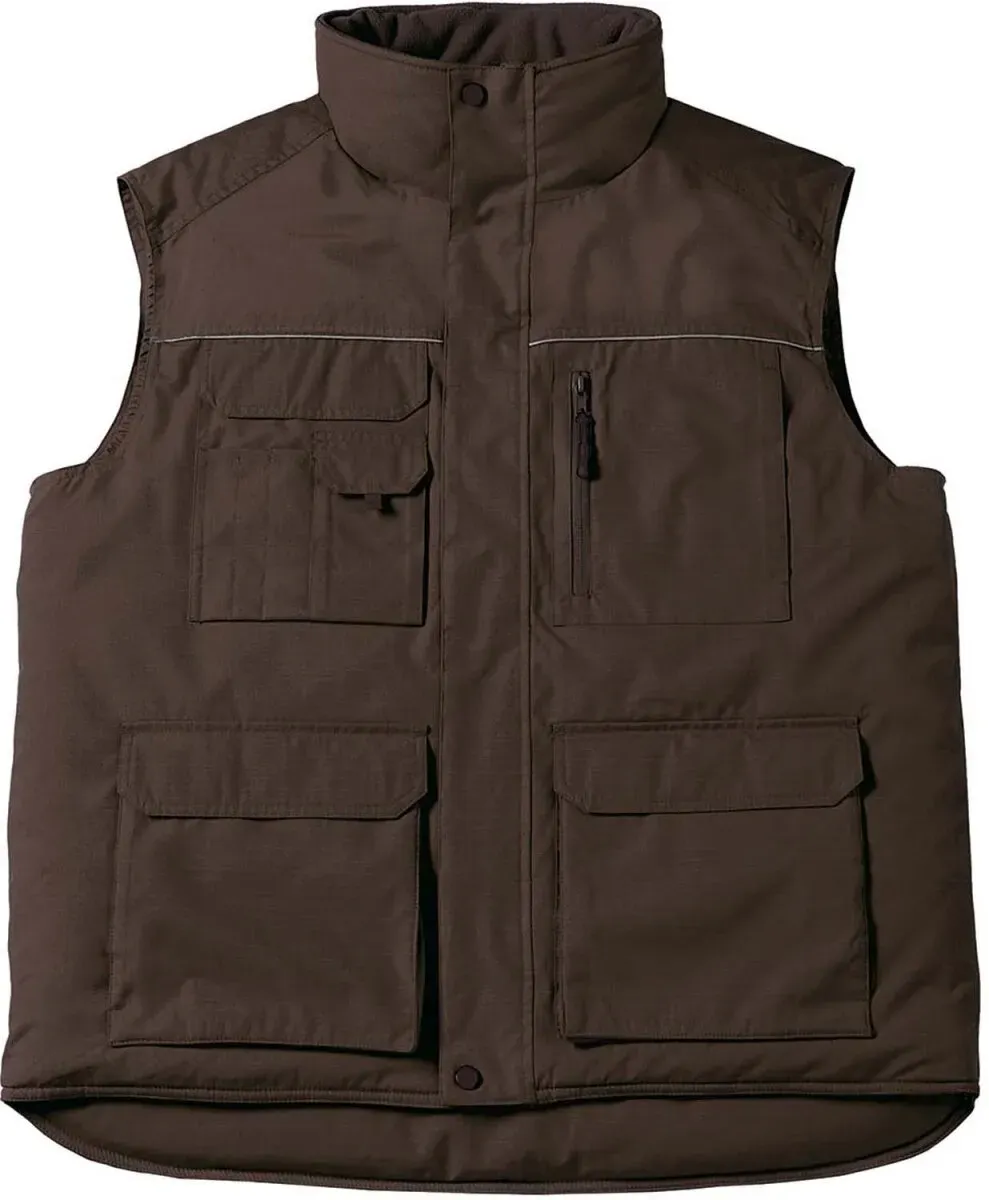 B&C Herren Workwear Bodywarmer Expert Pro JUC40 brown S