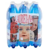 6 Natürliches Mineralwasser Lauretana 150 cl.