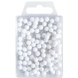 Wedo Stecknadeln Metall Weiß