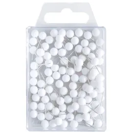 Wedo Stecknadeln Metall Weiß