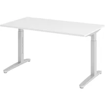 bümö Schreibtisch Serie-XB Weiß