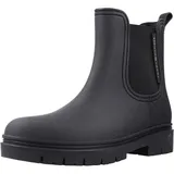 Tommy Hilfiger Damen Gummistiefel Essential Rainbootie Halbhoch, Schwarz (Black), 36