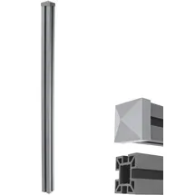 MCW Zaunpfahl 1,88 m grau/WPC