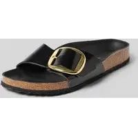 Glänzende Sandalette Modell 'Madrid', BLACK, 39