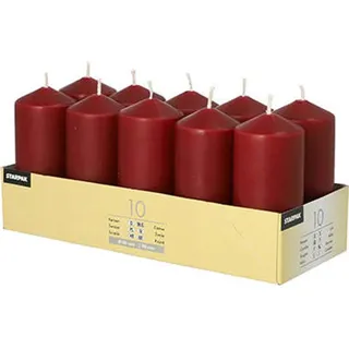 4 x 9 cm 10 St. bordeaux