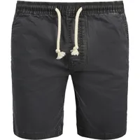 Indicode Chinoshorts INDICODE "Chinoshorts IDAbbey", Herren, Gr. M, N-Gr, grau (dunkelgrau), Obermaterial: 98% Baumwolle CO. 2% Elasthan EL., Hosen Chinoshorts
