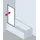 Kermi Vario 2000 Faltwand 1-flügelig V2FW1065141YK 70,1-71,7x140cm, silber m., ESG SR Opaco Clean