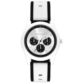 SKECHERS Quarzuhr Brooklake SR6384, Armbanduhr, Damenuhr, Silikonarmband, analog, Tag, Wochentag weiß
