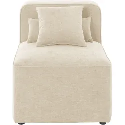 Sofa-Mittelelement ANDAS "Sundstrup", beige, B:70cm H:76,5cm T:93cm, 100% Polyester, Polsterelemente, Modulserie, individuelle Zusammenstellung