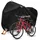 luxuskollektion Fahrradabdeckung 2 Fahrräder 210D Oxford-Gewebe wasserdicht 210 x 110 rot