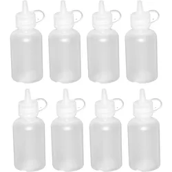 GVK ECO 8 Mini Quetschflaschen 50 ml Soßenflasche, Dressingflasche, Gewürzflasche