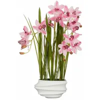 Mica decorations Dekorative Pflanze Cymbidium, Polyester, Orchidee, 81 x