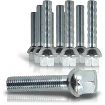 JOM Car Parts & Car Parts GmbH Radbolzen Kugelbund M14x1,5 43mm, (10 St.)