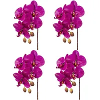 Creativ green Kunstorchidee CREATIV GREEN "Orchidee Phalaenopsis", lila (orchidee), H:44cm, Kunstpflanzen, mit real-touch-Blüten
