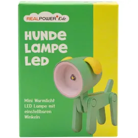 Realpower LED-Tier Taschenlampe Grüner Hund