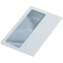 Ecobra Taschenlupe im Visitenkartenformat, Fresnel-Linse 80 x 30 mm, Vergrößerung 3,5 x