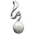 GALLAY Perlenanhänger Silber 925