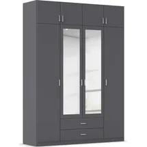Rauch Wäscheschrank GAMMA 181 x 248 x 54 cm Grau