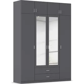 Rauch Wäscheschrank GAMMA 181 x 248 x 54 cm Grau
