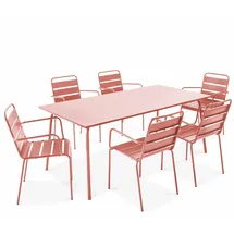 Oviala Gartentisch 0 x 0 x 0 cm Rosa
