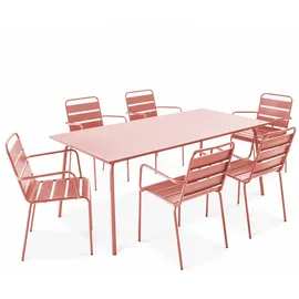 Oviala Gartentisch 0 x 0 x 0 cm Rosa