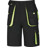 Triuso Arbeitshose Power Arbeitsshorts Herren, POWERK48, kurze Hose, schwarz-grün, Größe 48