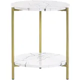 Beliani Beistelltisch, Reva 40 x 40 x 51 cm, Wohnzimmer, Wohnzimmertische, Beistelltische