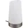 Trango 2017-94 LED Schreibtischlampe in Nickel matt mit satinierte Glasschirm *CORAL* Tischleuchte, Nachttischlampe, Fensterbankleuchte inkl. 1x 5 Watt LED Modul Leuchtmittel 3000K warmweiß