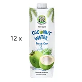 Double Panda - Karton Kokoswasser Kokosnusswasser Coconut Water 12x1 Liter