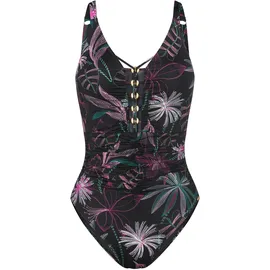Triumph Badeanzug Summer Tropics OP 01 Schwarz 38 Cup C