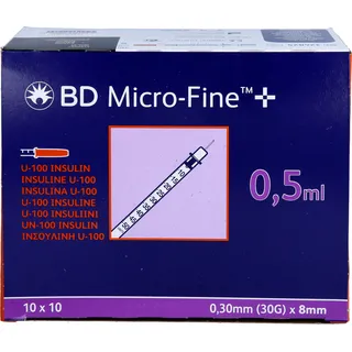 ToRa Pharma GmbH BD MICRO-FINE+ Insulinspr.0.5 ml U100 8 mm