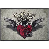 Wash+Dry Flaming Heart 50 x 75 cm Mehrfarbig