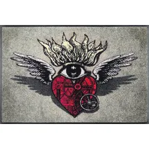 Wash+Dry Flaming Heart 50 x 75 cm Mehrfarbig